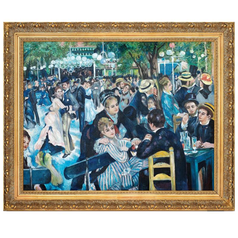 Dance at Le Moulin de la Galette, Montmartre by Pierre Auguste Renoir